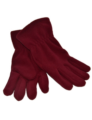 Fleece Gloves - Maroon